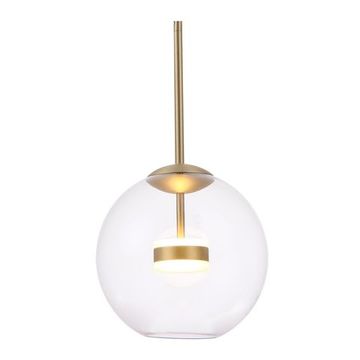 Подвесной светодиодный светильник MOD055PL-L12G3K матовое золото Cometa Maytoni