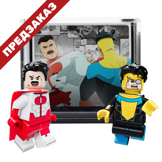 Неуязвимый и Омни-Мэн в парном боксе