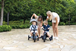 Велосипед-беговел Globber Trike Explorer Foldable 4 в 1 Black-Grey