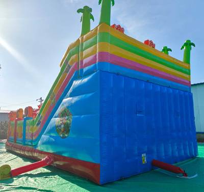 Коммерческий надувной батут «Тигриная страна 4», 10*6*5,5 м