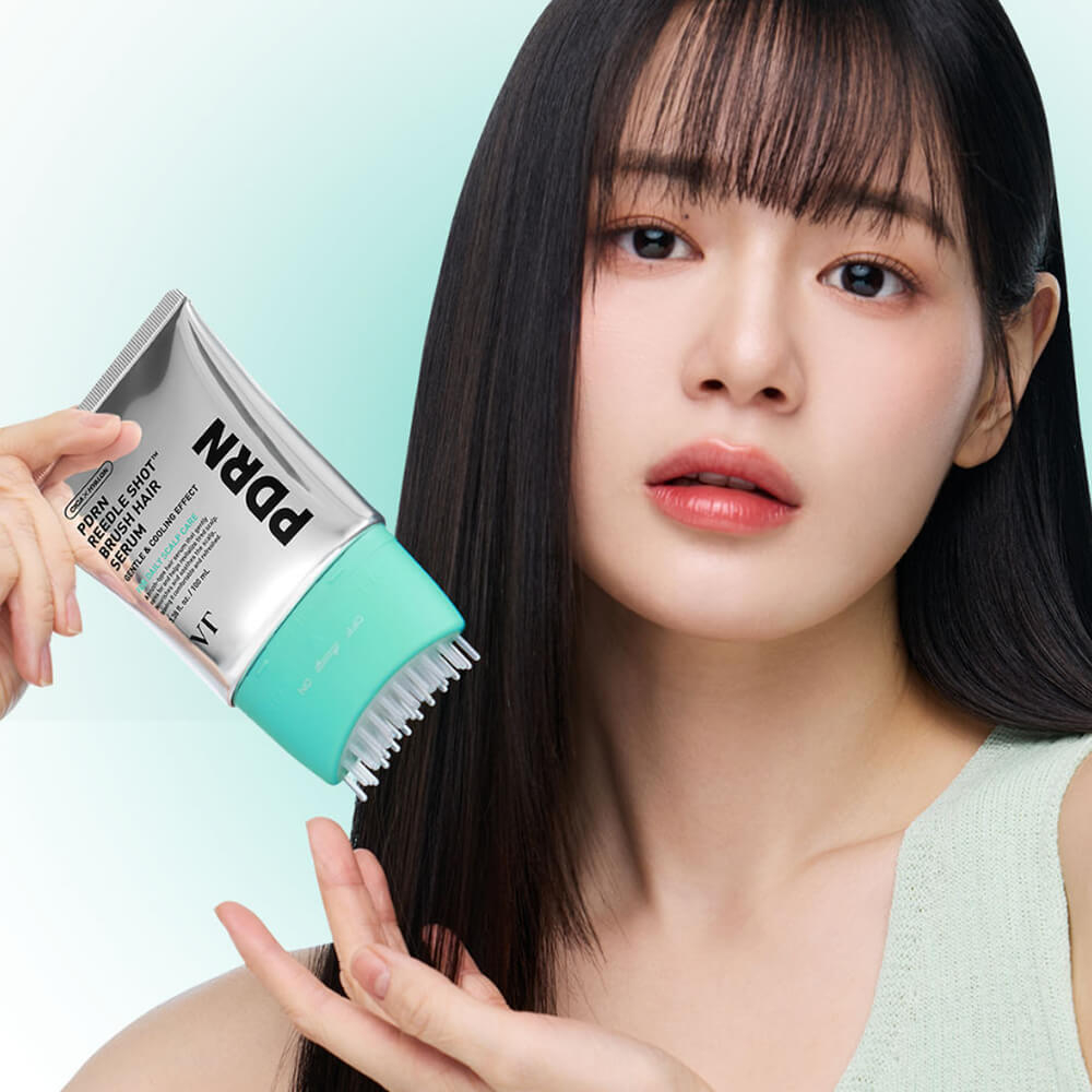 VT Cosmetics Массажная сыворотка с ПДРН против выпадения волос для кожи головы PDRN Reedle Shot Brush Hair Serum, 100 мл