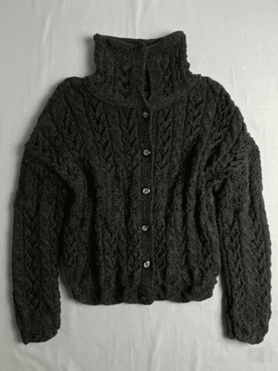 Кардиган вязаный, 50% альпака. Marceline