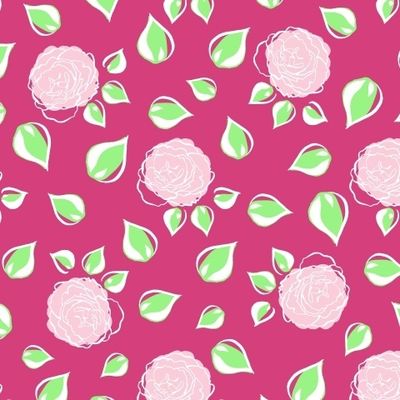 Розы с листьями