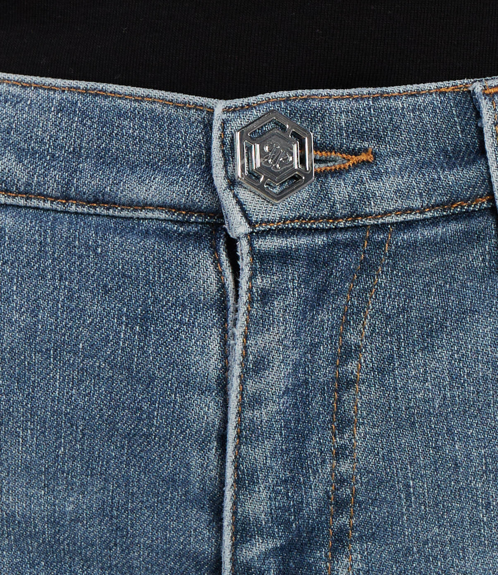 Джинсы Philipp Plein - голубой(WDT2464 PDE004N)