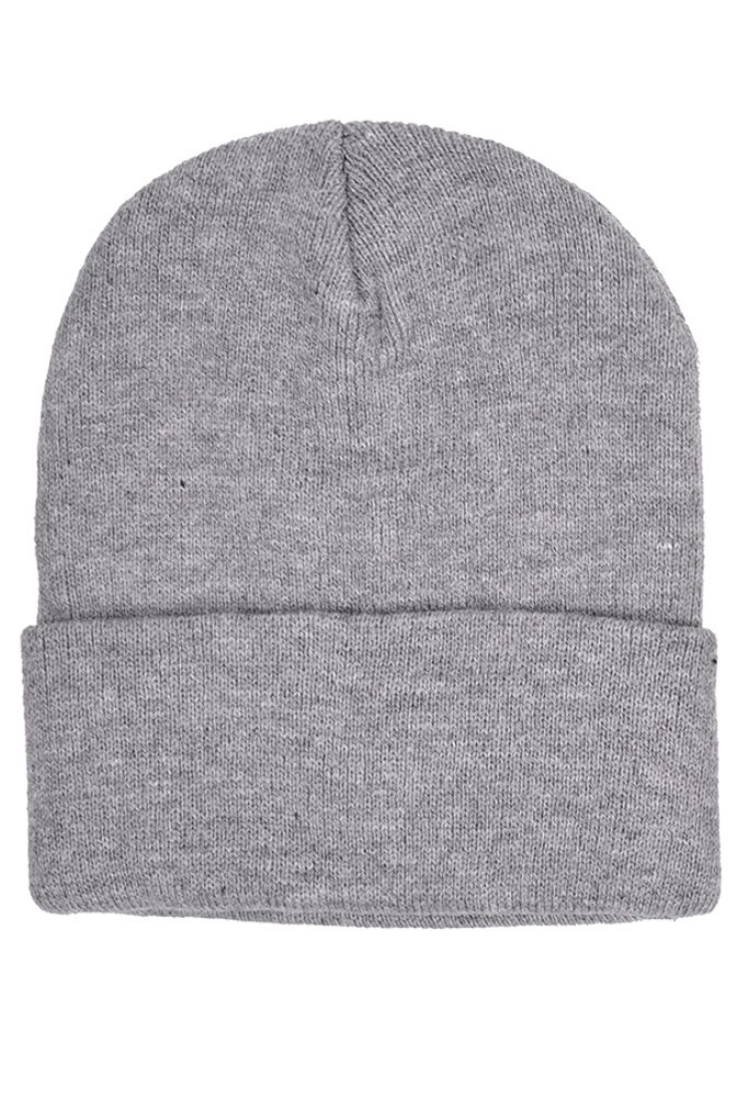 Шапка серая фото