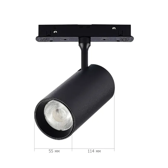 ST375.406.12 Магнитный трековый светильник SMART Черный LED 1*12W 2700K-6500K 1 080Lm Ra90 36° IP20 СКАЙЛАЙН 48V