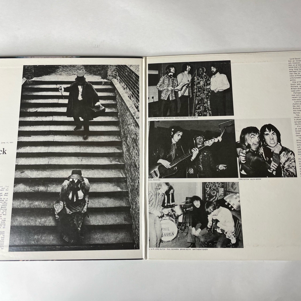 Винтажная виниловая пластинка LP Lord Sutch And Heavy Friends, Hands Of Jack The Ripper (Япония 1981) (Без Оби)