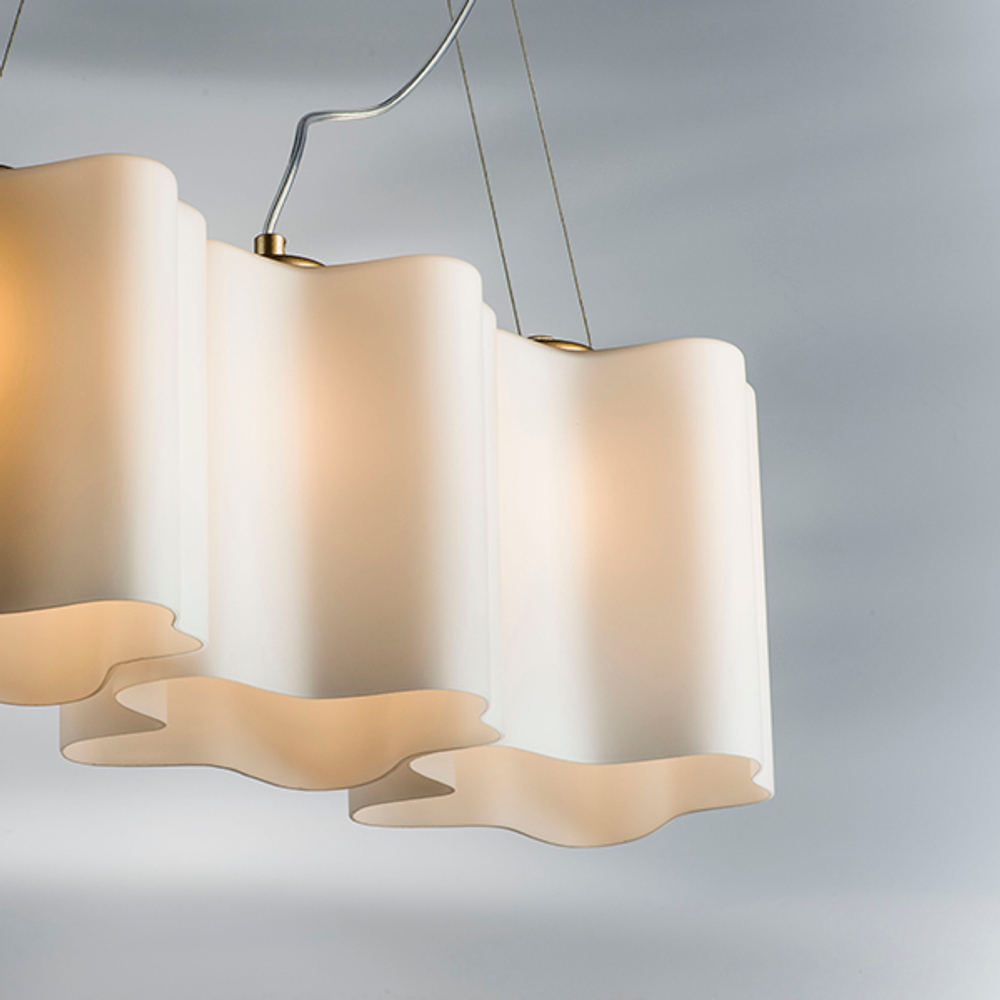 802133 Подвес NUBI 3х40W E27 ШАМПАНЬ/БЕЛЫЙ