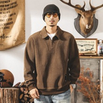 Свитшот мужской весенне-осенний стиль, модный брендовый мужской топ на осень и зиму с половиной молнии