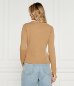 Хлопковый свитер Tommy Hilfiger - коричневый(WW0WW44161)