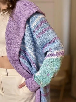 Кардиган с капюшоном