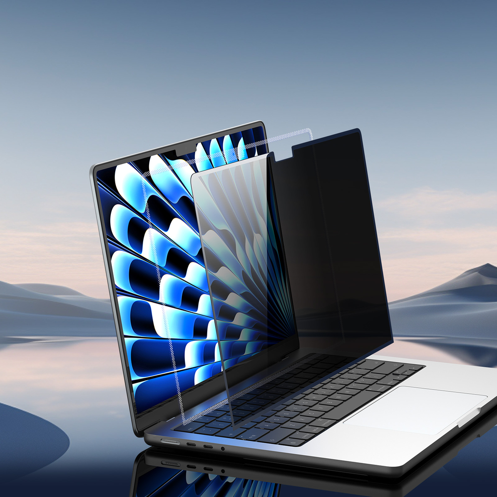Защитная пленка анти-шпион для экрана ноутбука MacBook Neo 13 (2026), серия Leno Series Privacy Film от Dux Ducis