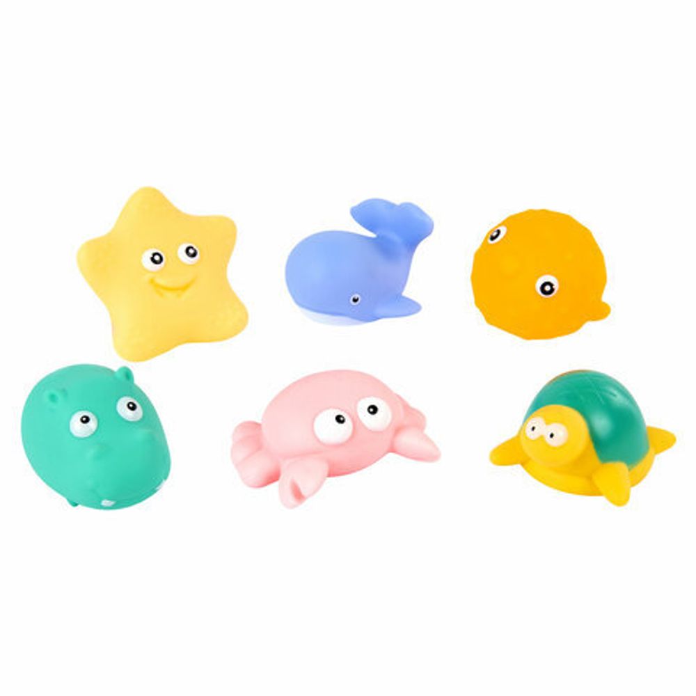 Игрушки для ванной, 17 штук, БОЛЬШОЙ НАБОР, с сетью для хранения, BRAUBERG KIDS, 665187