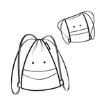 Мешок детский mysac abc friends blue