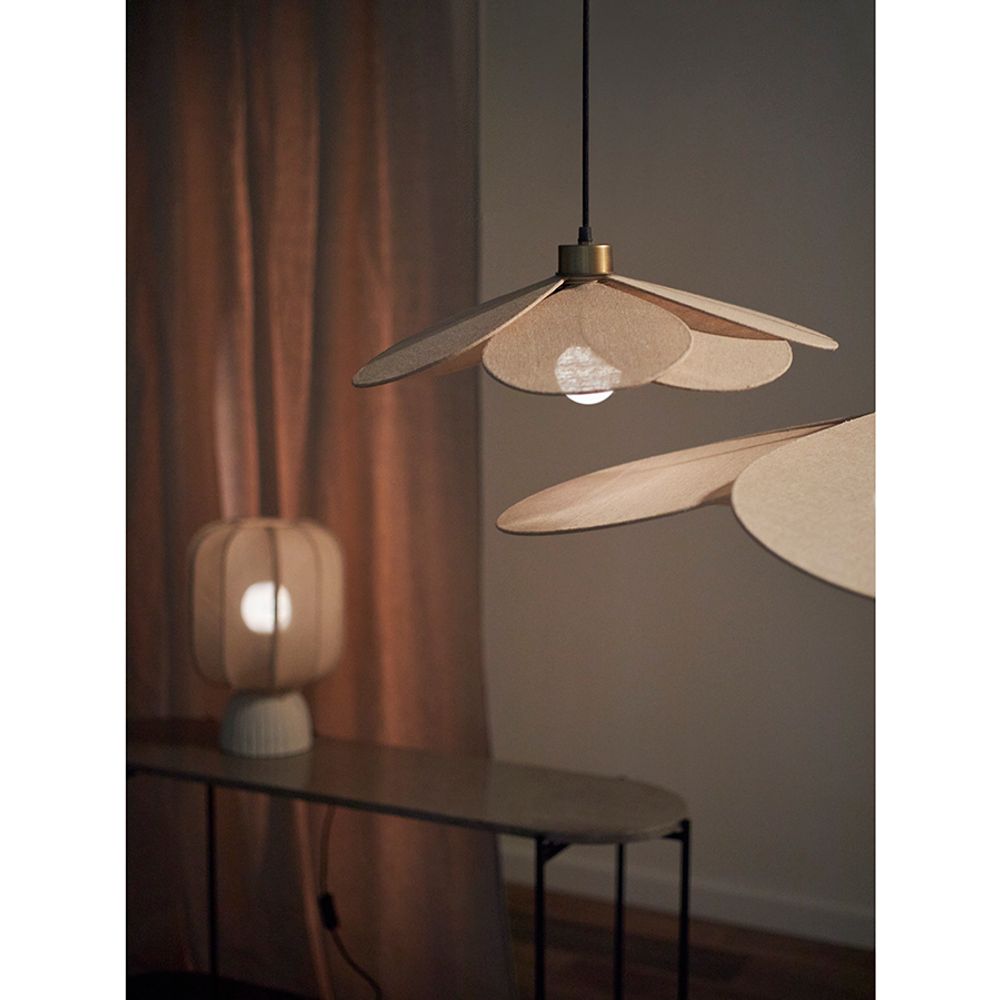 Светильник подвесной Kamille, Ø46 см, бежевый