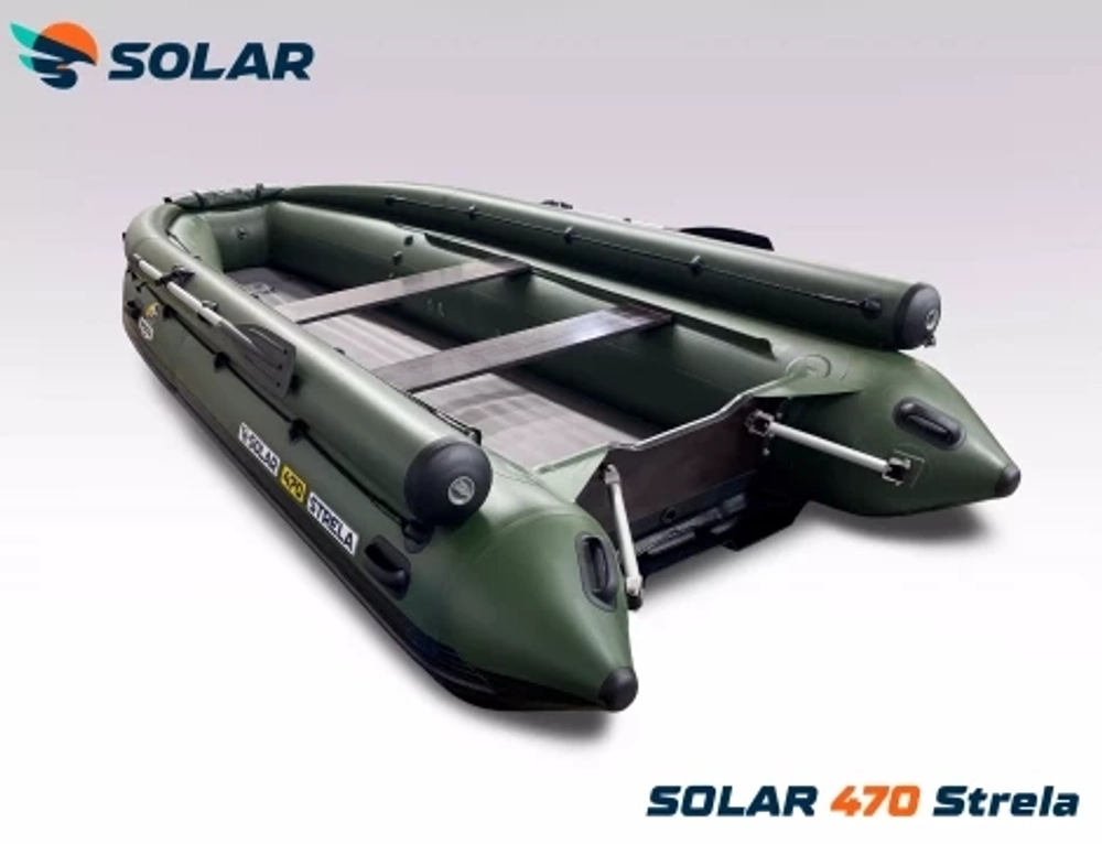 Лодка надувная моторная solar-470 strela jet tunnel (expedition)