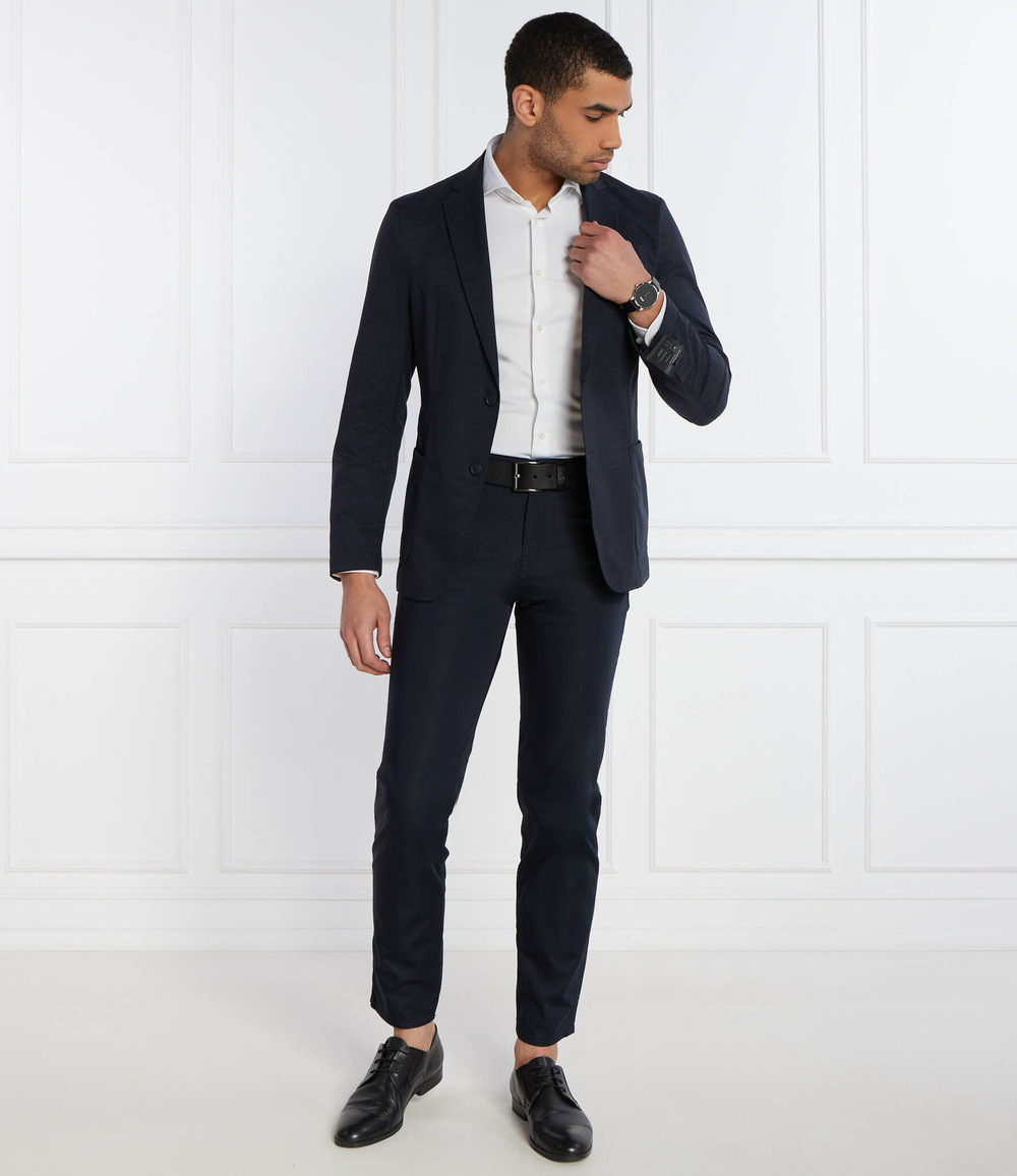 Брюки P-Re.Maine-20 BOSS BLACK - темно-синий(50514535)