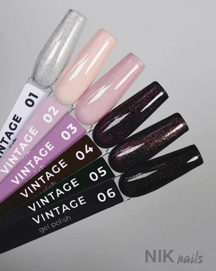 Гель лак "NIK nails" Vintage 04 8 мл