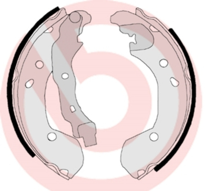 BREMBO - S56510-BRB - Brake Shoe Set