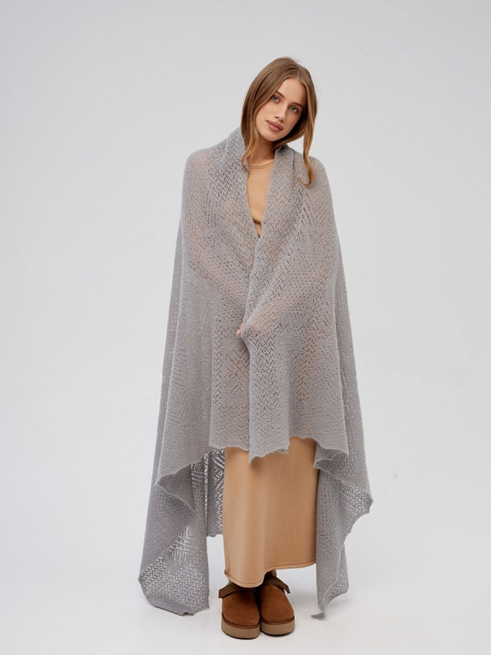 Плед пуховый 130x170 ПД004-03