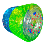 Аттракцион Водный роллер ПВХ «Краски лета» 2*1,8*1,8 м