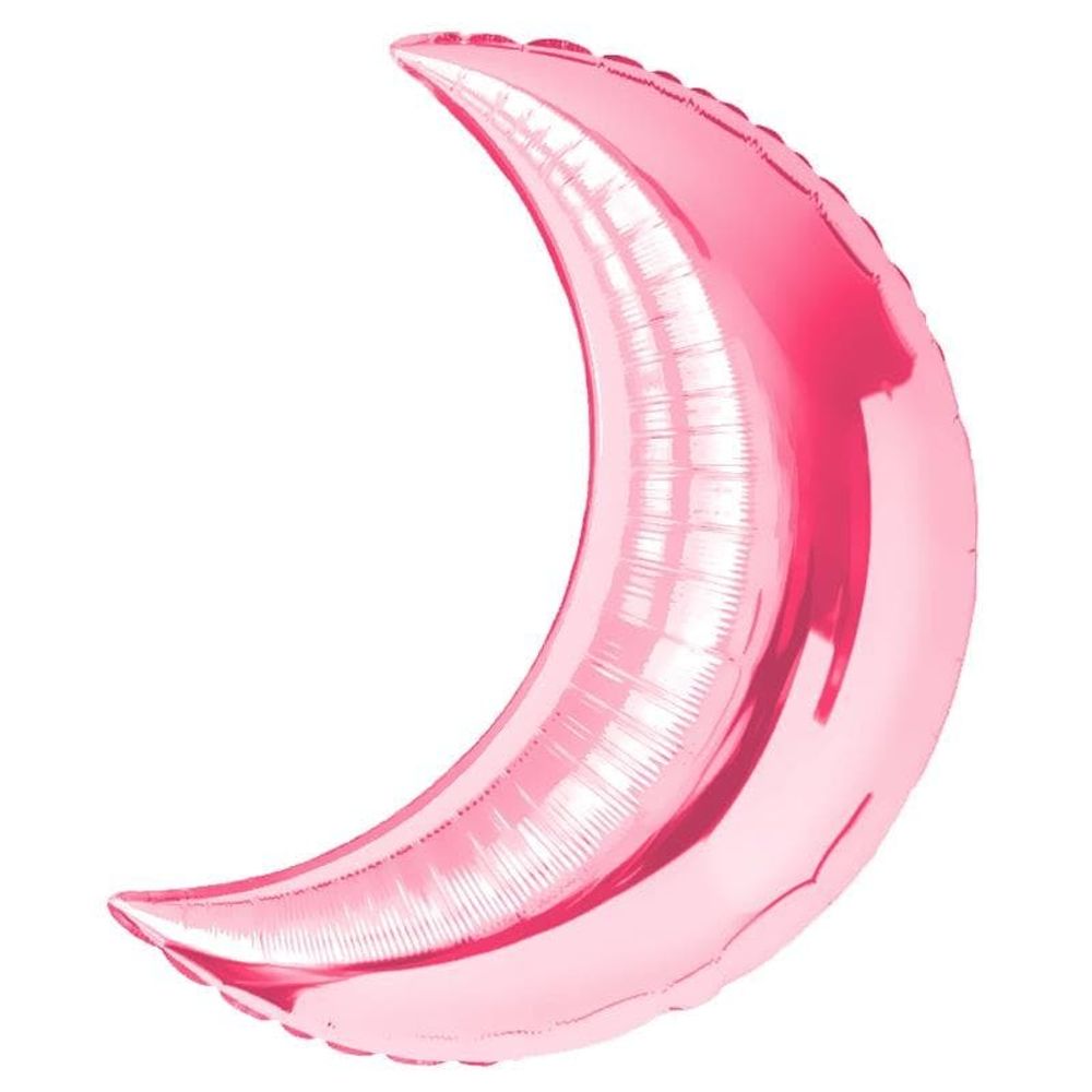Фольгированный шар «Полумесяц», розовый 71 см