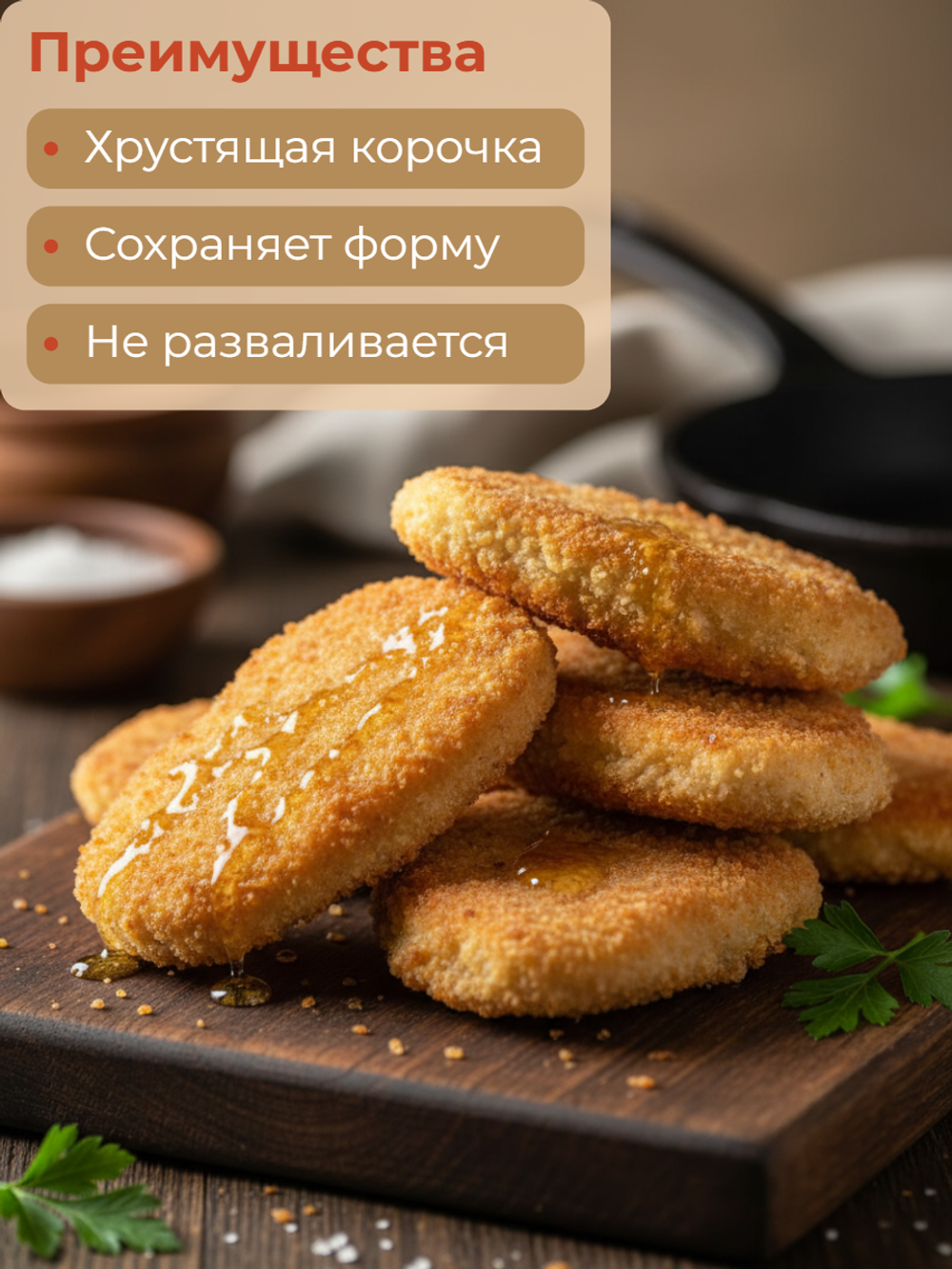 Котлеты куриные в панировке "Черкизово" 1 кг