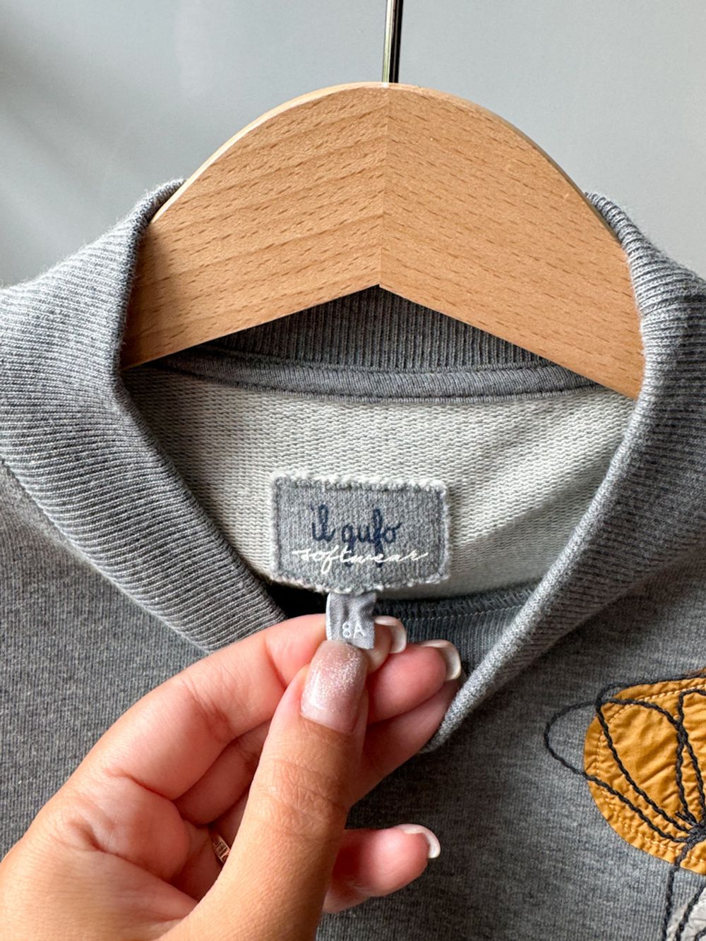 Хлопковый свитшот Il Gufo, 128