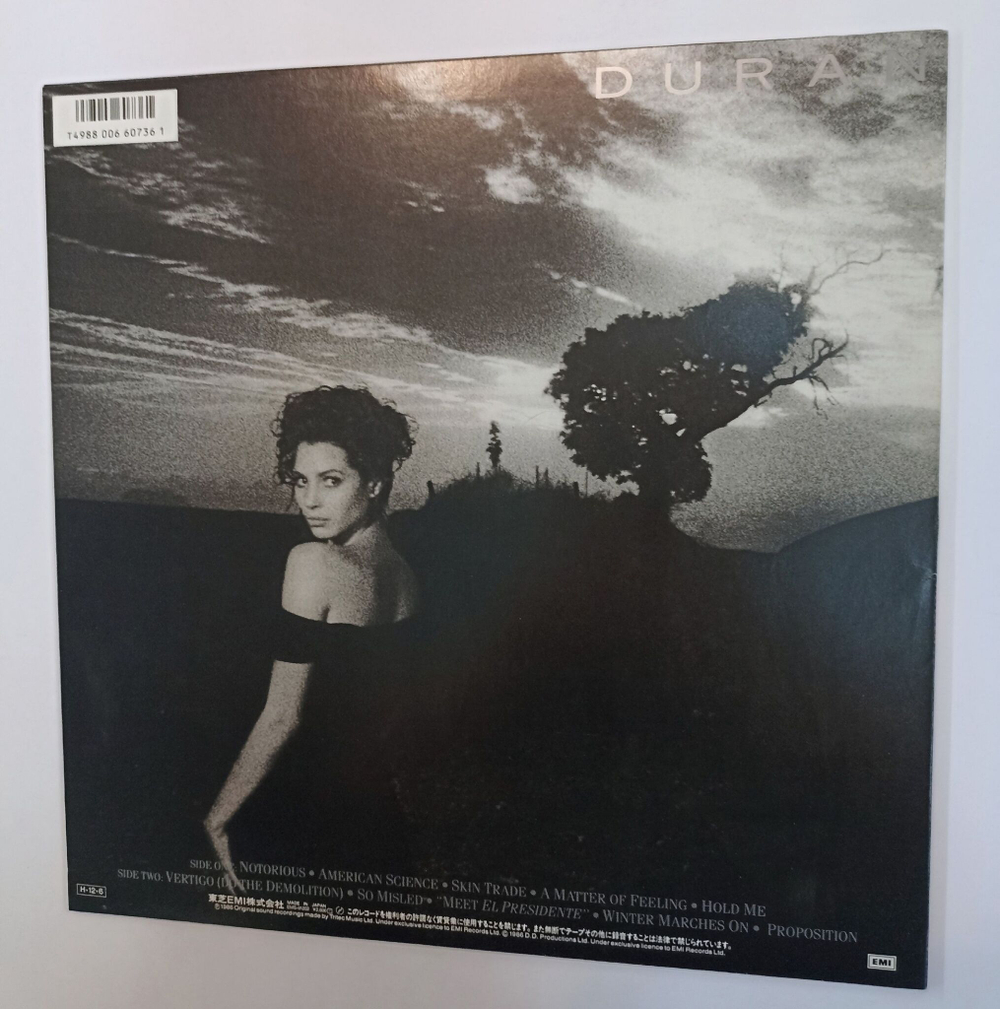 Винтажная виниловая пластинка LP Duran Duran Notorious (Japan 1986)