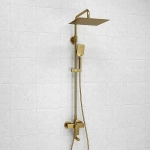 Душевая система WasserKraft Aisch 5500 SET2667 золото матовое