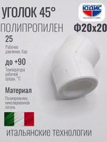 Уголок   ПП 45*  Ф20 х 20   ViEiR  (500/50шт)