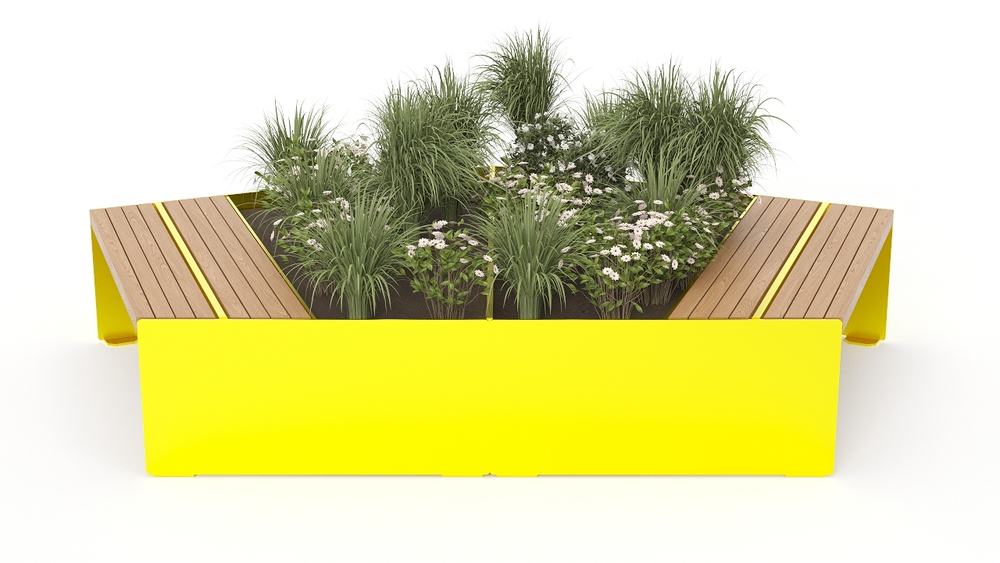 Скамья-вазон Модуль 1 SK00342