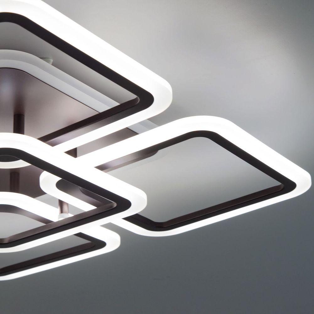 Citilux Марсель Смарт CL232A155E RGB Умная люстра Кофе