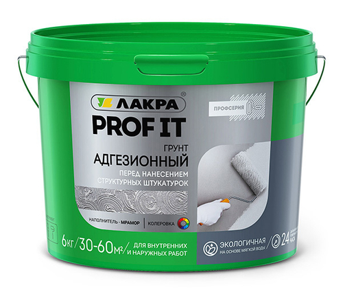 Грунт адгезионный 14кг (Лакра)