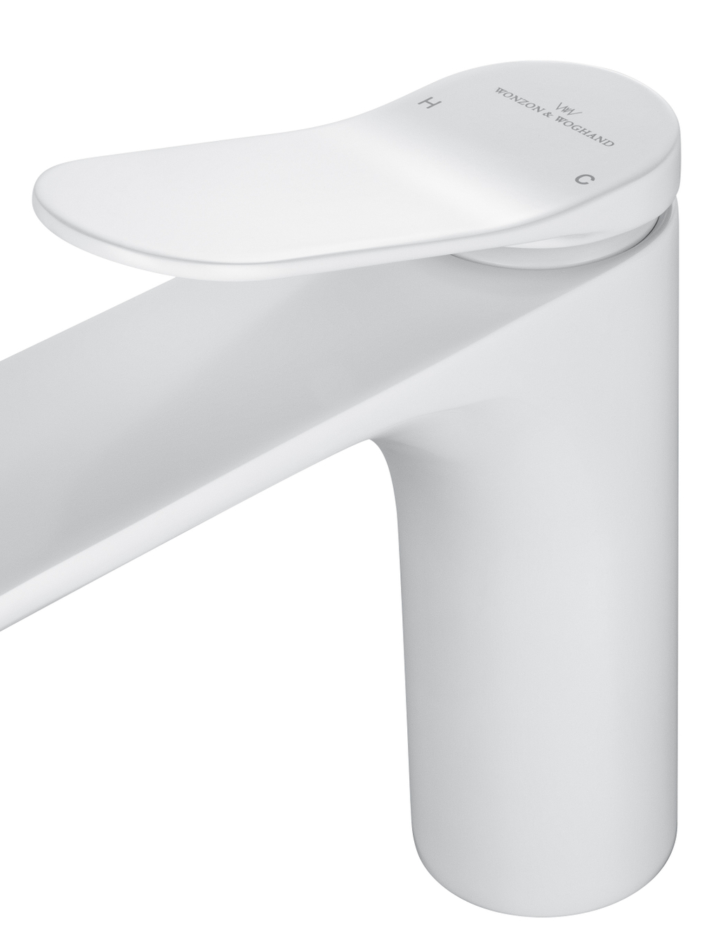 Смеситель для раковины WONZON & WOGHAND, Белый матовый (WW-A40482-MW)