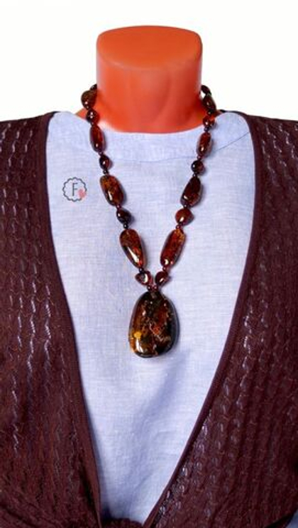 бусы из янтаря (я-5019)