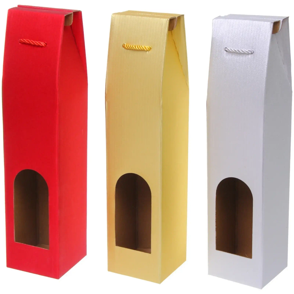 Пакет под бутылку «Откровение» 9*35*9 см, микс