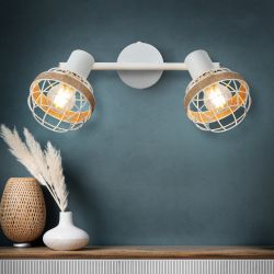 Светильник настенно-потолочный спот Rivoli Anselma 7034-702 2 x E14 40 Вт поворотный