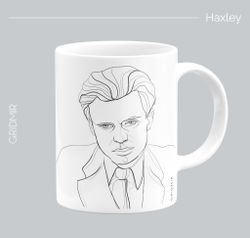 Кружка с принтом минимализм "Хаксли"