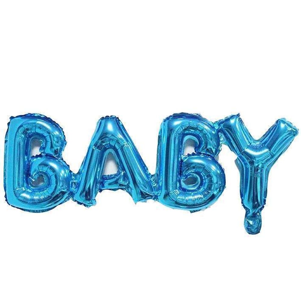 Фигура надпись Baby синий 32&#39;&#39; Fl