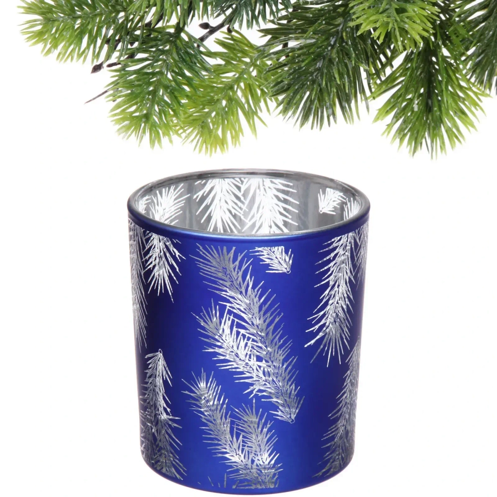 Подсвечник «Волшебная ветвь» 8,5*10 см, Синий