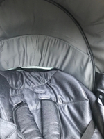 Коляска детская Peppy Zoom 2 в 1 (01) Черная экокожа / Мята экокожа