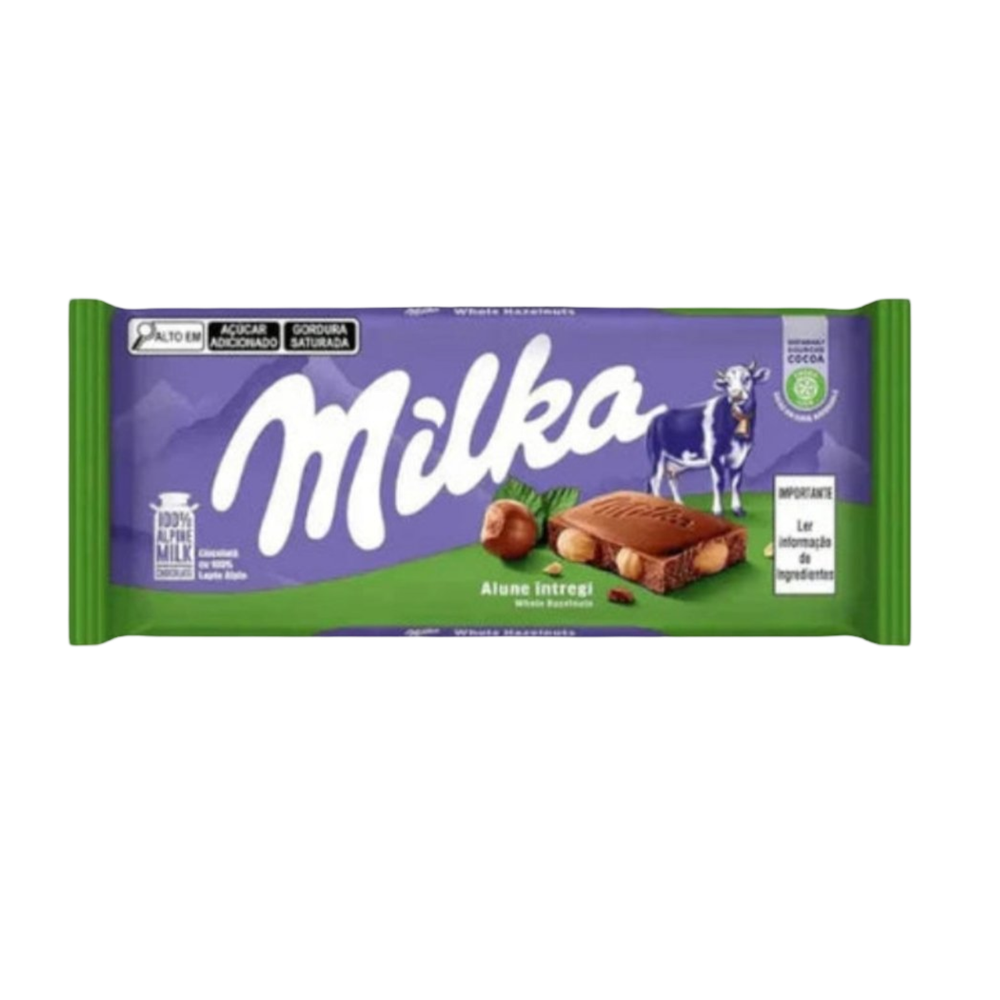 Шоколад МИЛКА дробённый фундук alune hazelnuts 90г
