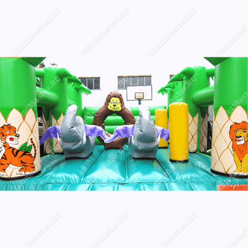 Коммерческий надувной батут "Национальный парк" 4*4*3 м
