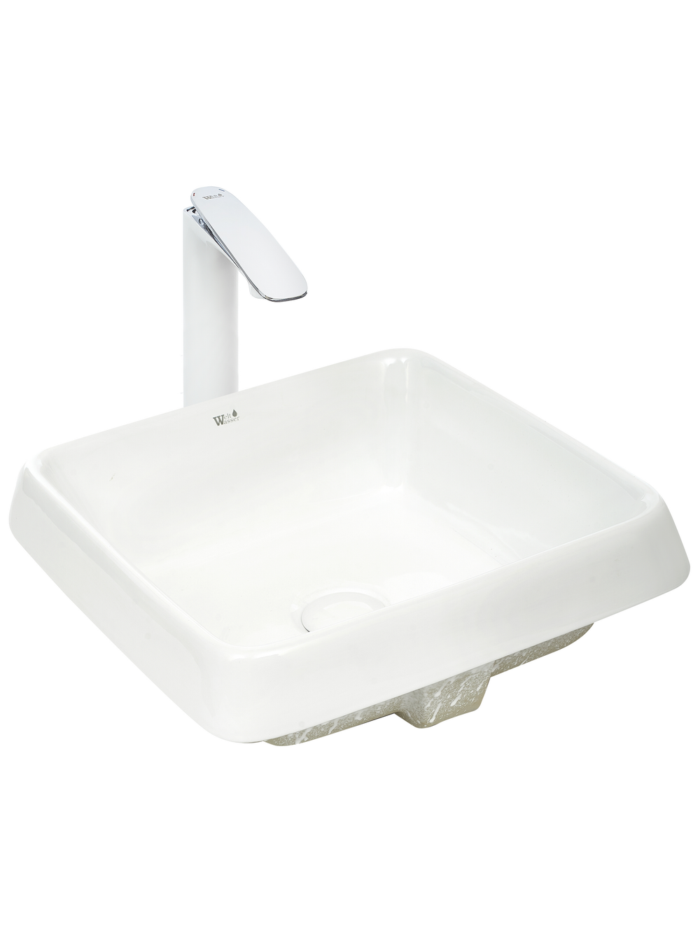 Раковина врезная WeltWasser WW  DEILBACH 6042 440х440х185