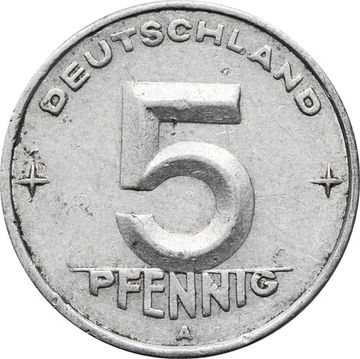5 пфеннигов 1950 Германия (ГДР) "А"