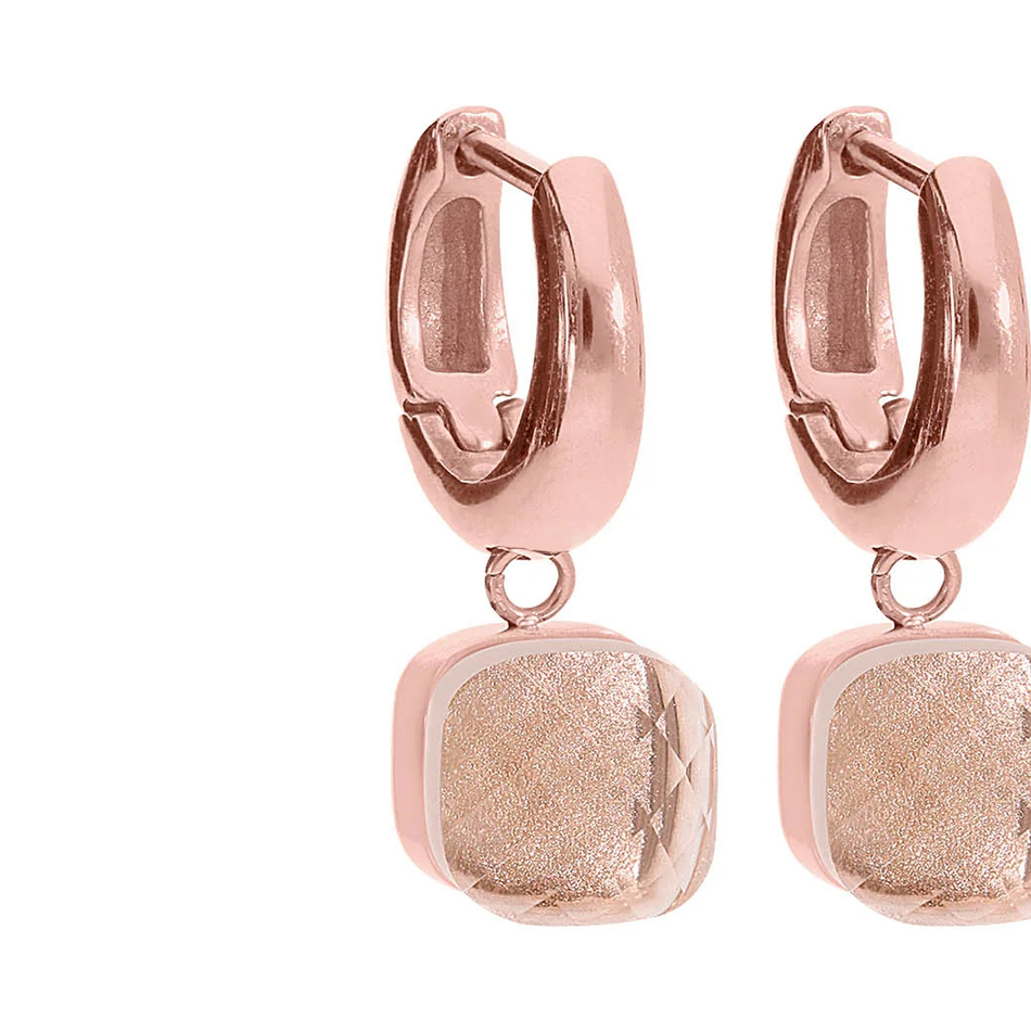 Серьги Qudo Firenze apricot 300383 R/RG