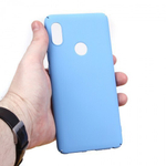 Панель матовая Soft Touch для Xiaomi Redmi Note 5/5 Pro, 010659 Голубой