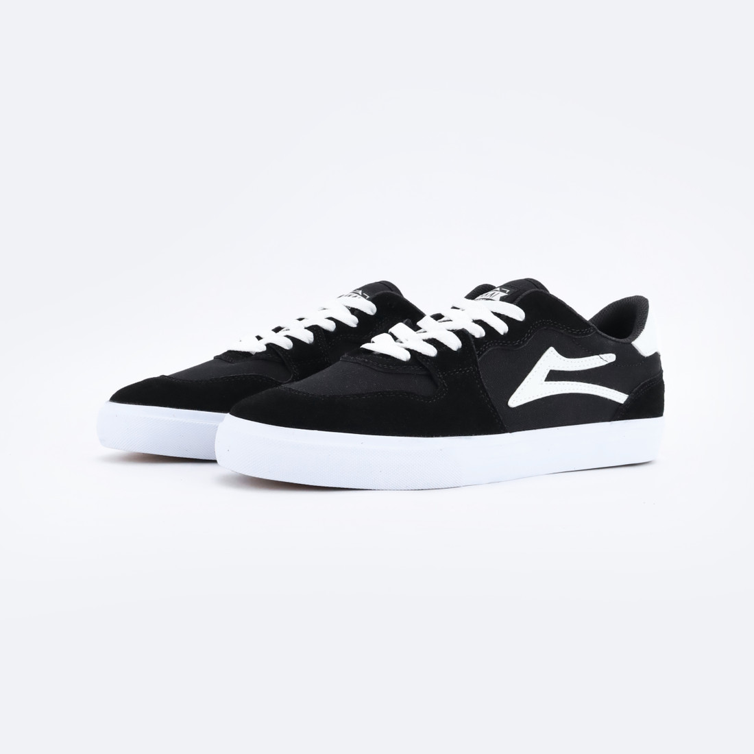 Lakai York (Black/White Suede)