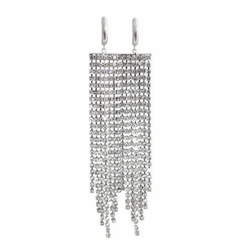 Серьги длинные со стразами